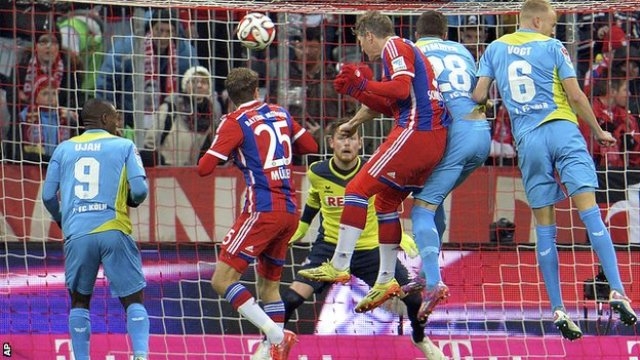 Video clip bàn thắng: Bayern Munich 4-1 Cologne - Chiến thắng dễ dàng